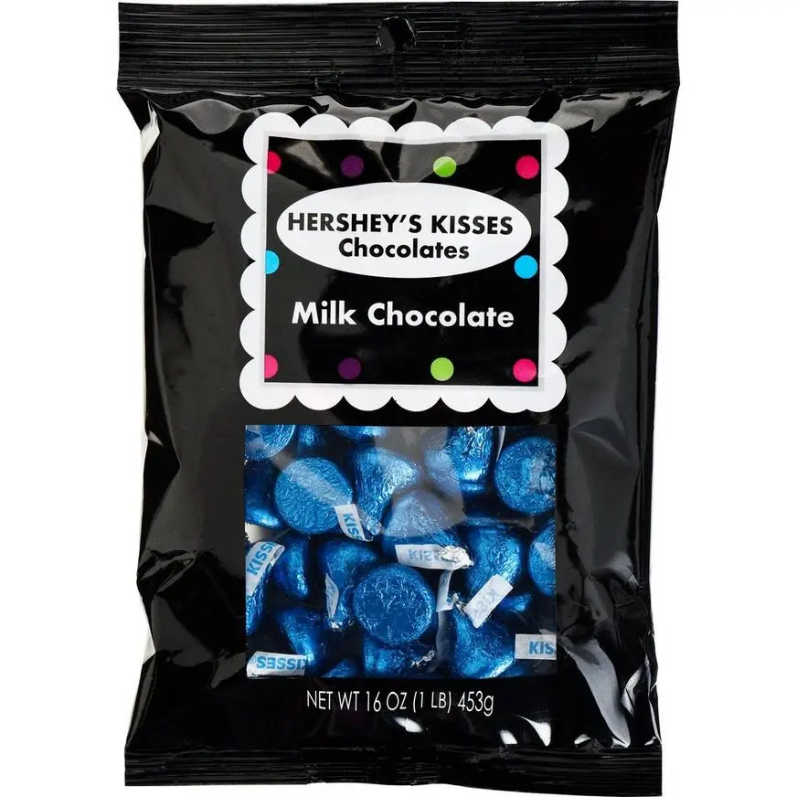 Royal Blue Milk Chocolate Hershey's Kisses, 16oz