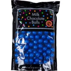 Party City Royal Blue Milk Chocolate Balls, 40oz