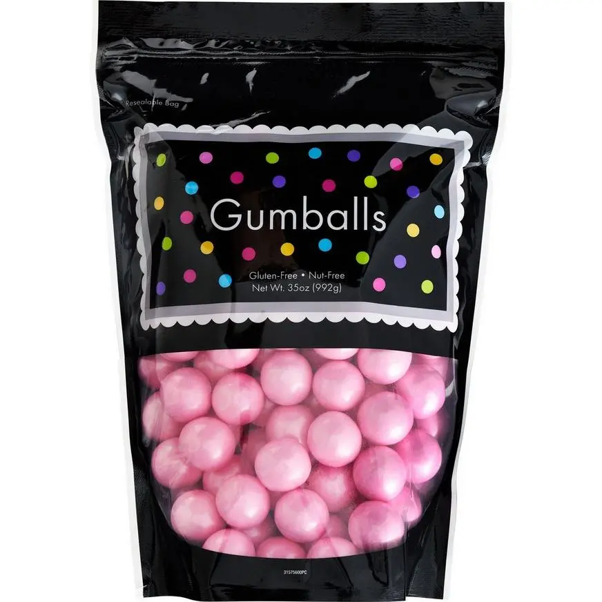 Party City Pink Gumballs, 35oz - Strawberry Flavor