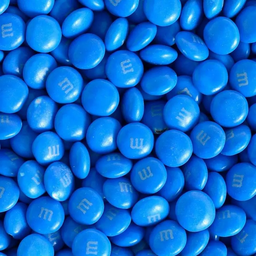 M&M Blue Milk Chocolate M&M's, 16oz - Image 2