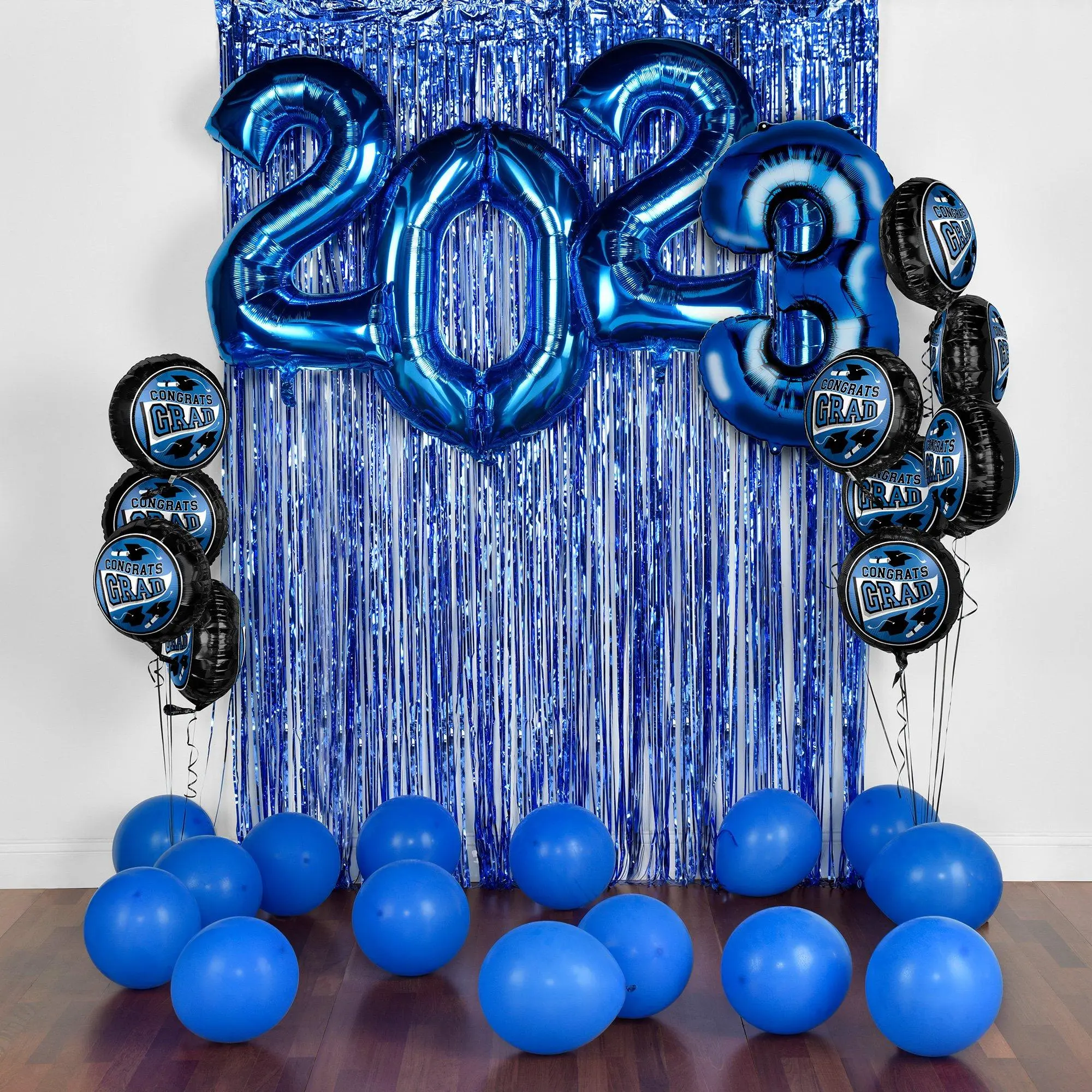 Blue 2023 Foil Balloon Year, 33in Numbers - Image 4