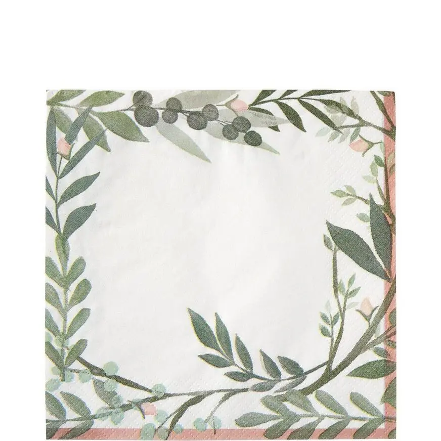 Floral Greenery Wedding Tableware Kit For 8 Guests - Image 5