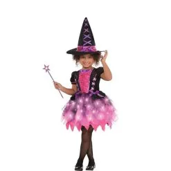 Kids' Light-Up Sparkle Witch Deluxe Costume