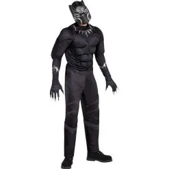 Adult Black Panther Muscle Costume - Black Panther