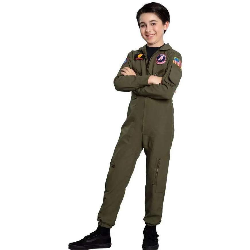 AMSCAN Maverick Flight Suit Costume For Kids - Top Gun 2 - Image 3