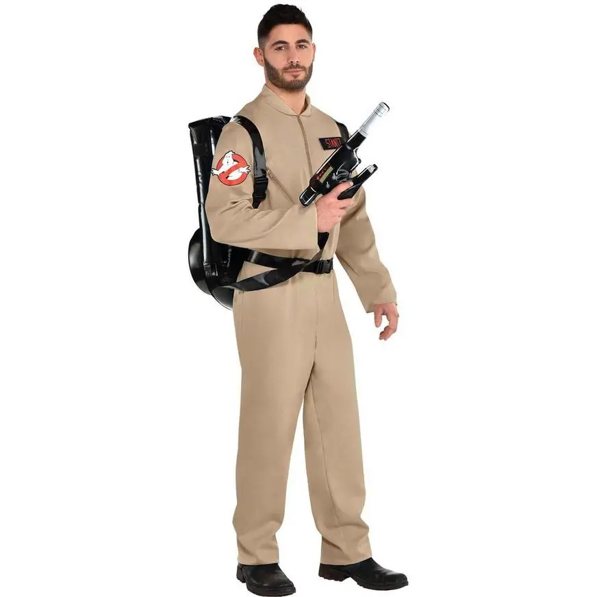 AMSCAN Adult Ghostbusters Deluxe Costume With Proton Pack