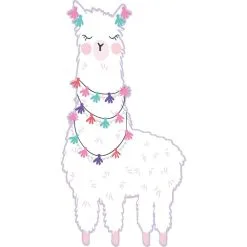 Llama Fun Centerpiece Cardboard Cutout, 18in
