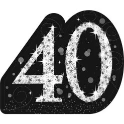 Sparkling Celebration 40 Cardboard Cutout, 26in X 22in