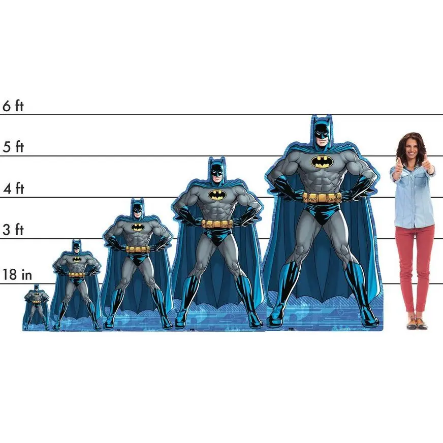 Batman Centerpiece Cardboard Cutout, 18in - Image 2