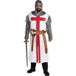 Adult Crusader Warrior Costume Plus Size