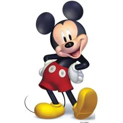 Mickey On The Go Cardboard Cutout, 3ft