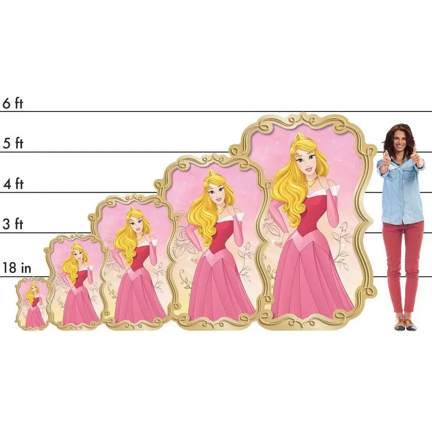 Aurora Centerpiece Cardboard Cutout, 18in - Sleeping Beauty - Image 2