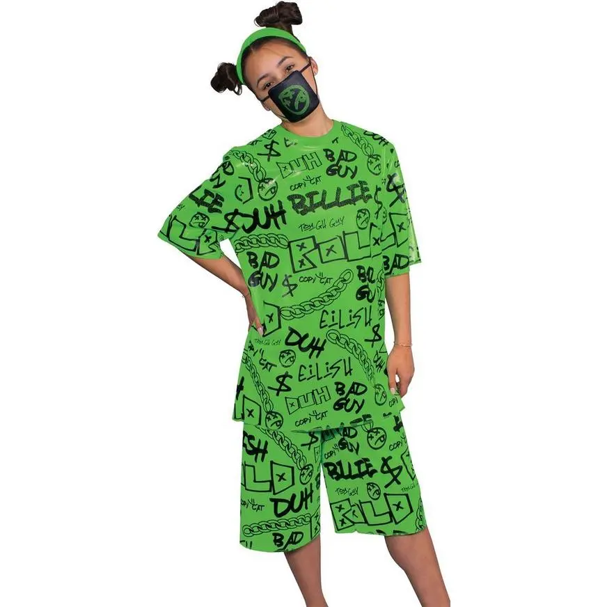 Disguise Adult Green Billie Eilish Costume - Image 3