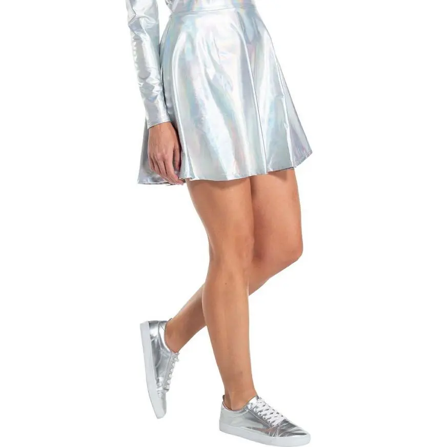 Adult Silver Alien Dress - Image 3