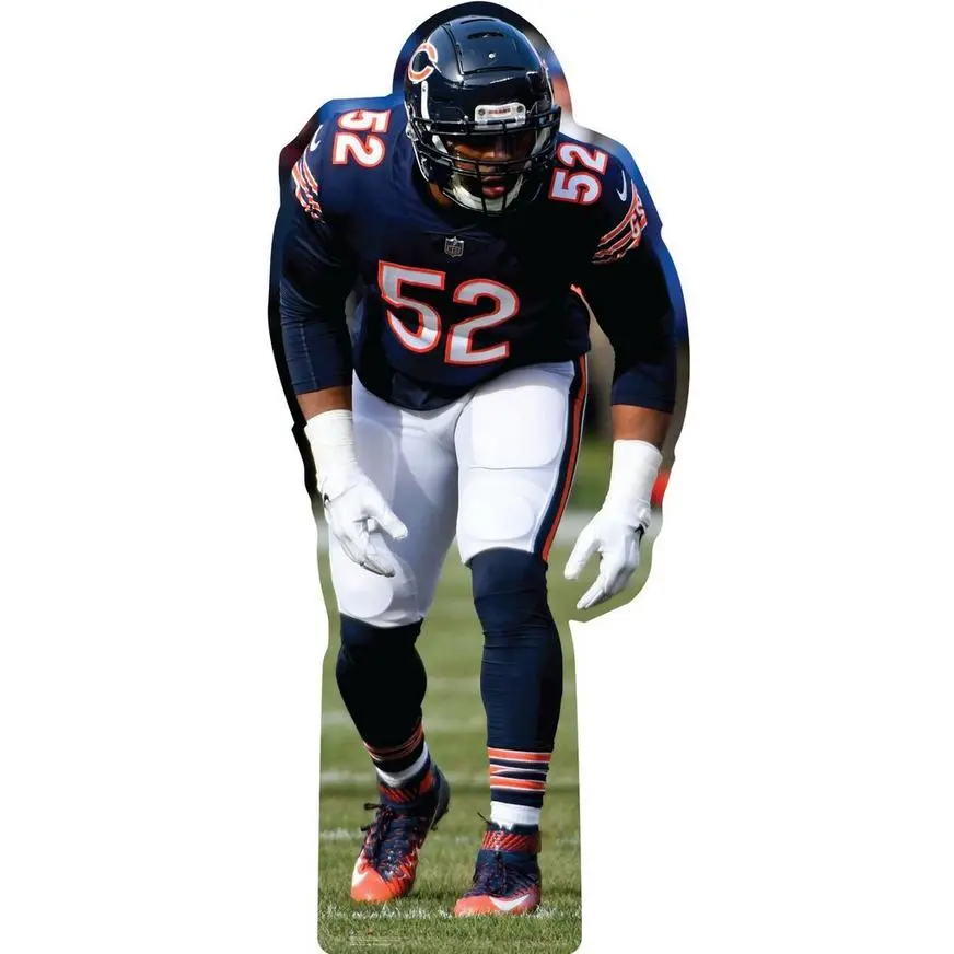 NFL Chicago Bears Khalil Mack Cardboard Cutout, 3ft