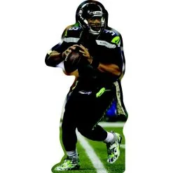NFL Seattle Seahawks Russell Wilson Cardboard Cutout, 3ft