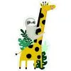 Custom Get Wild Jungle Cardboard Cutout, 3ft