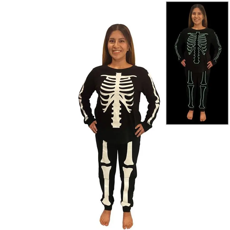 MJC INTERNATIONAL GROUP LLC Glow-in-the-Dark Skeleton Pajamas For WomenÂ
