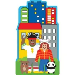 Party Town Cardboard Cutout, 3ft