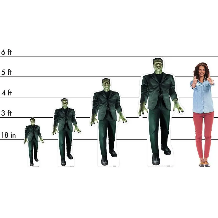 Frankenstein's Monster Cardboard Cutout, 3ft - Image 2