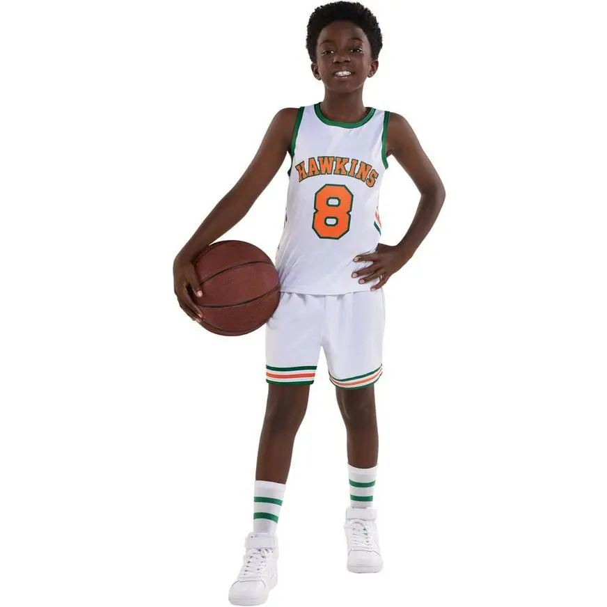 Party City Kids' Lucas Hawkins High Basketball Costume - Stranger Things 4