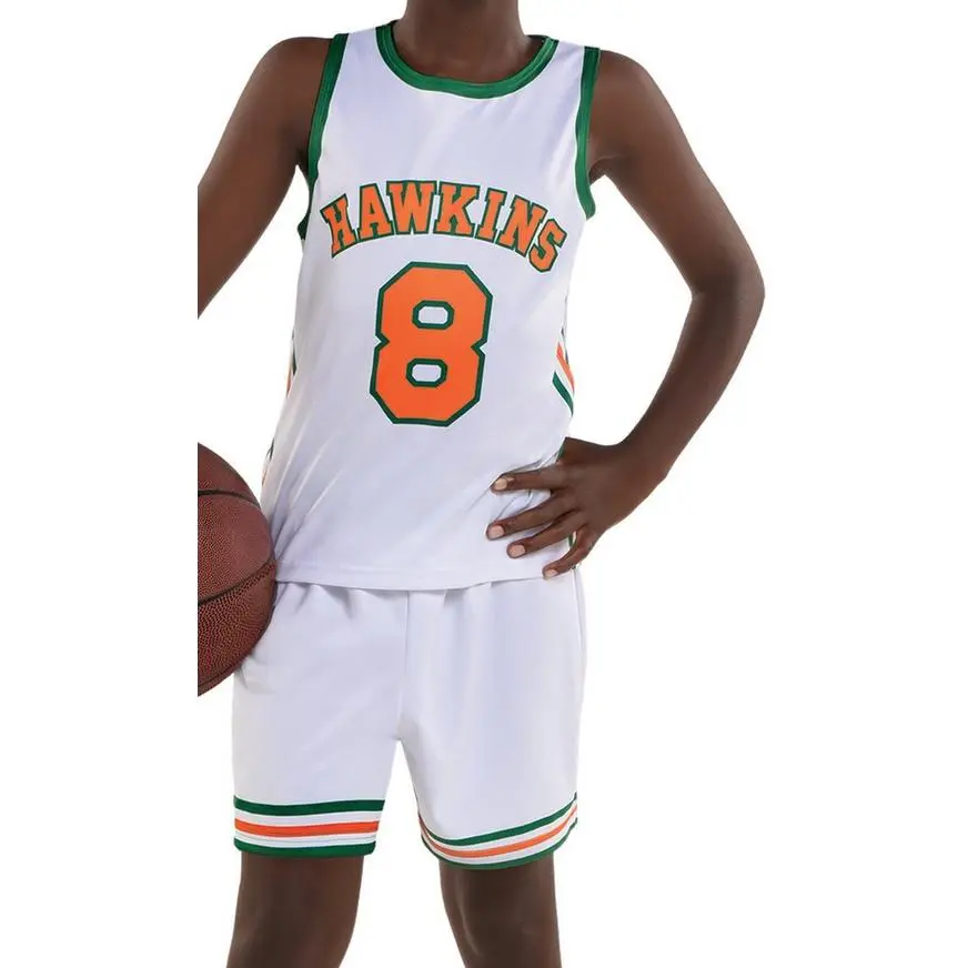 Party City Kids' Lucas Hawkins High Basketball Costume - Stranger Things 4 - Image 2