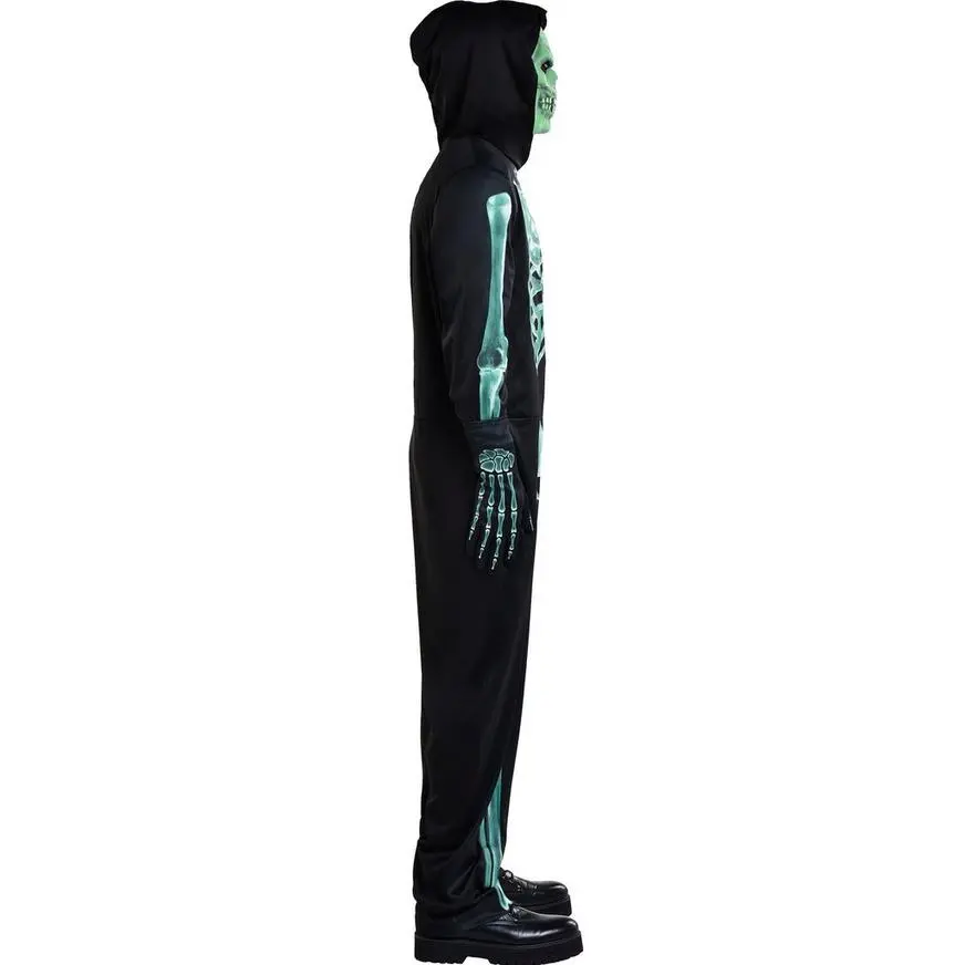 Adult Glow-in-the-Dark Skeleton Costume - Image 4