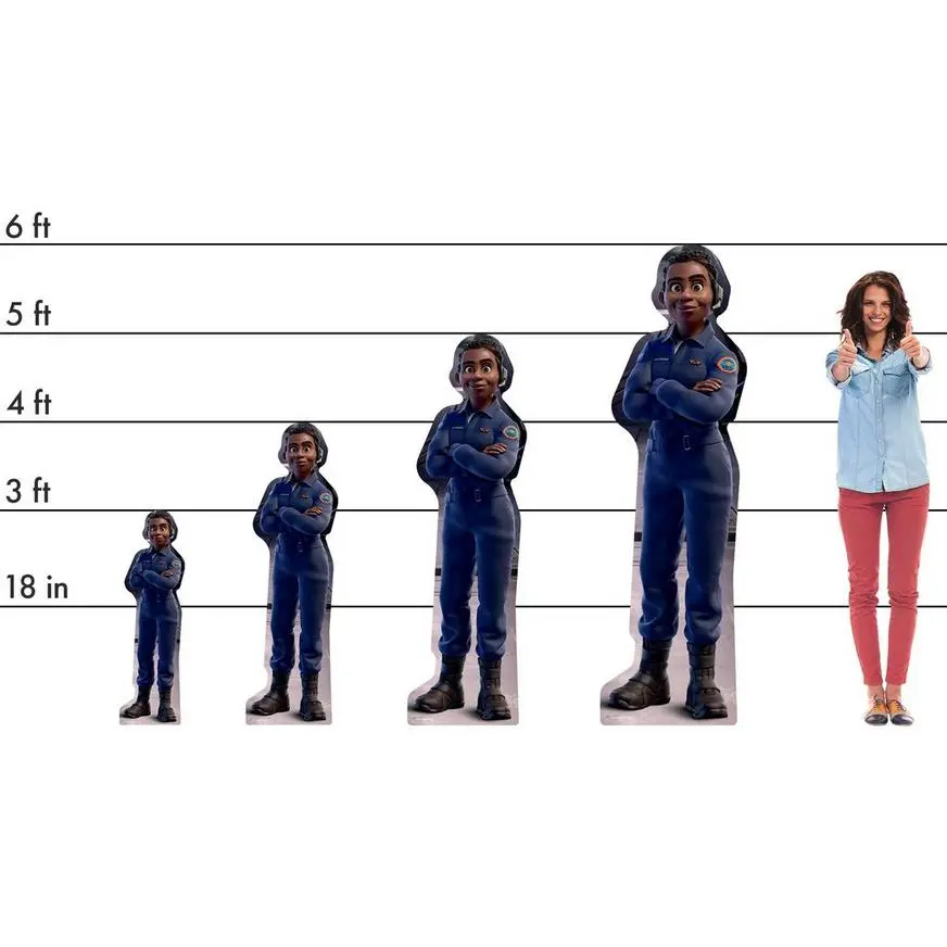 Alisha Hawthorne Cardboard Cutout, 3ft - Pixar Lightyear - Image 2