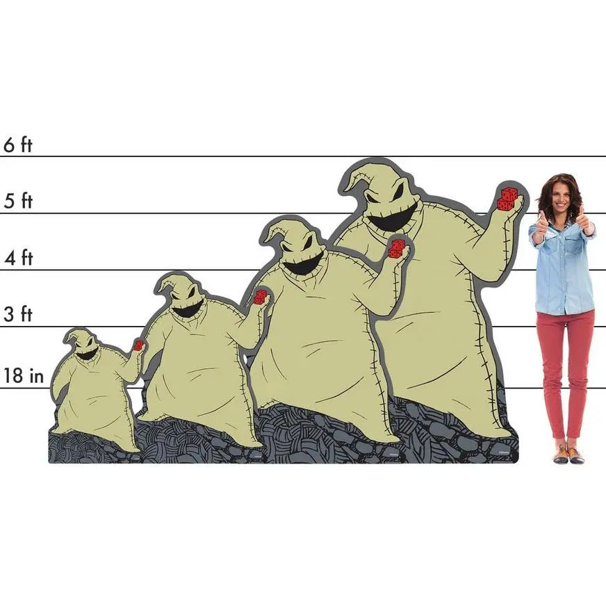 Oogie Boogie Cardboard Cutout, 3ft - Disney The Nightmare Before Christmas - Image 2