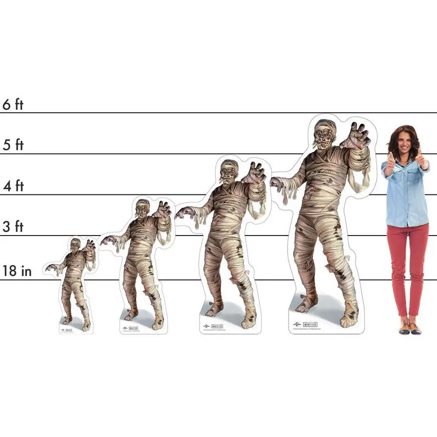 Mummy Life-Size Cardboard Cutout, 5ft - Universal Classic Monsters - Image 2